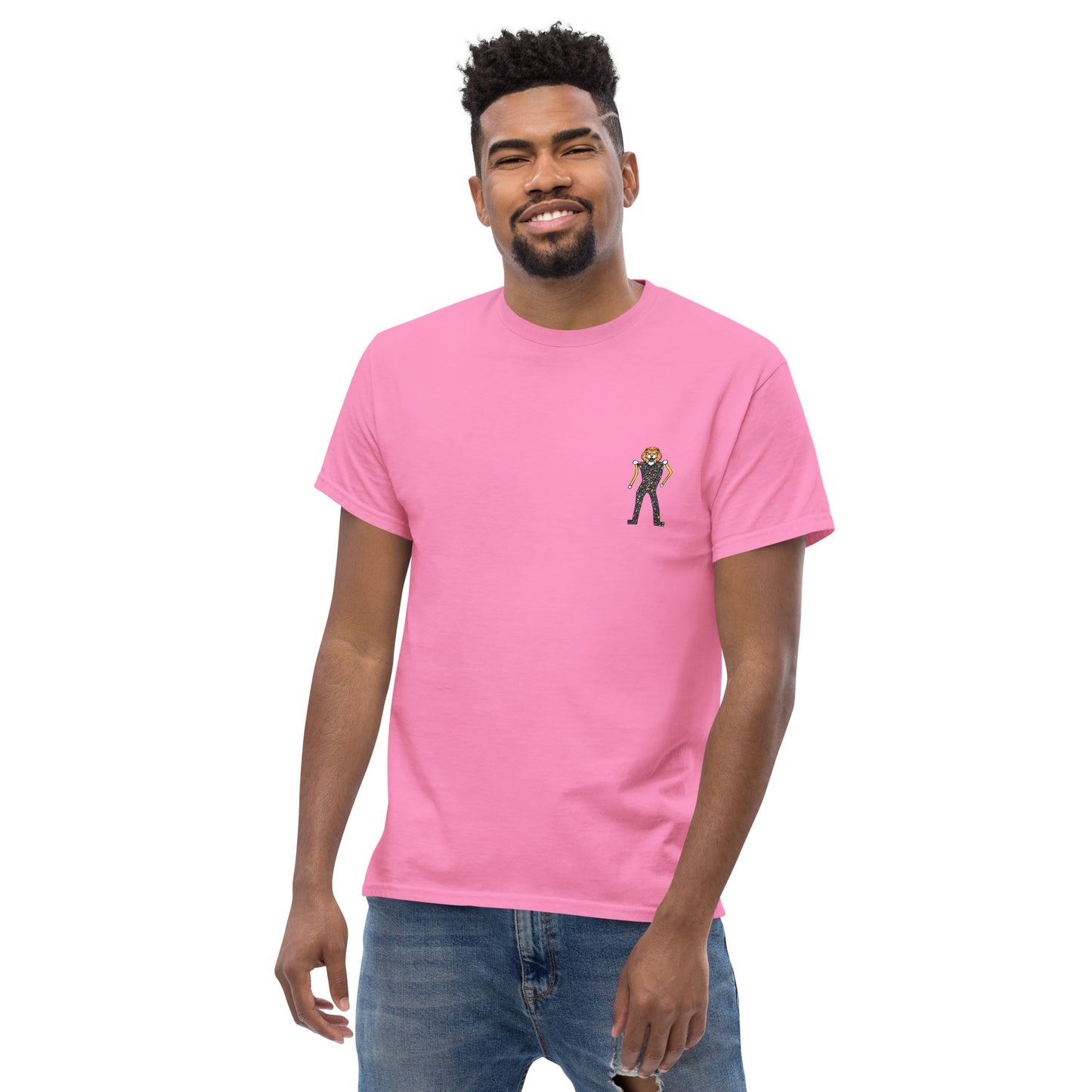 Alex Poncelet - Pink - Lion Head - T-shirt