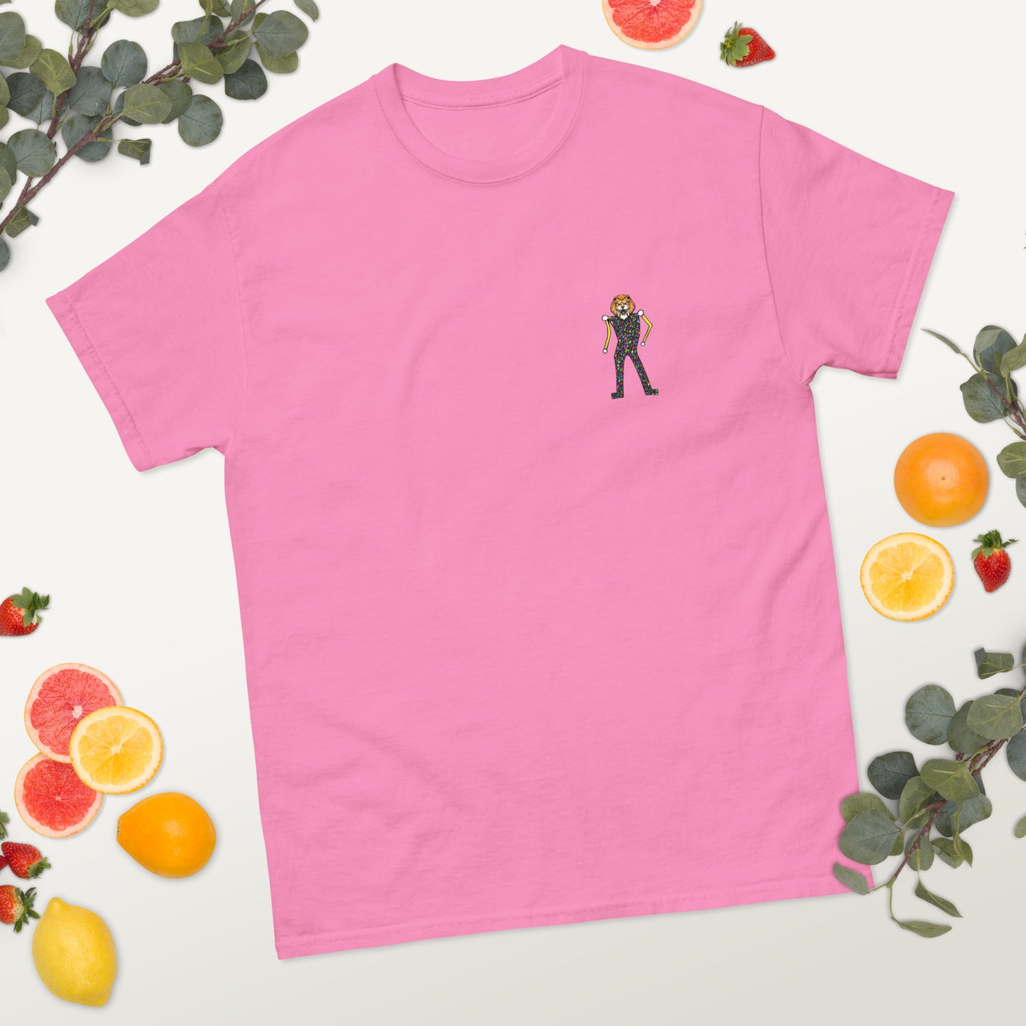 Alex Poncelet - Pink - Lion Head - T-shirt