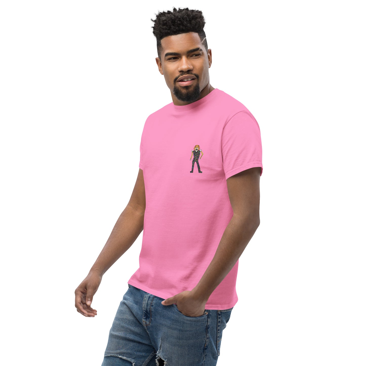 Alex Poncelet - Pink - Lion Head - T-shirt