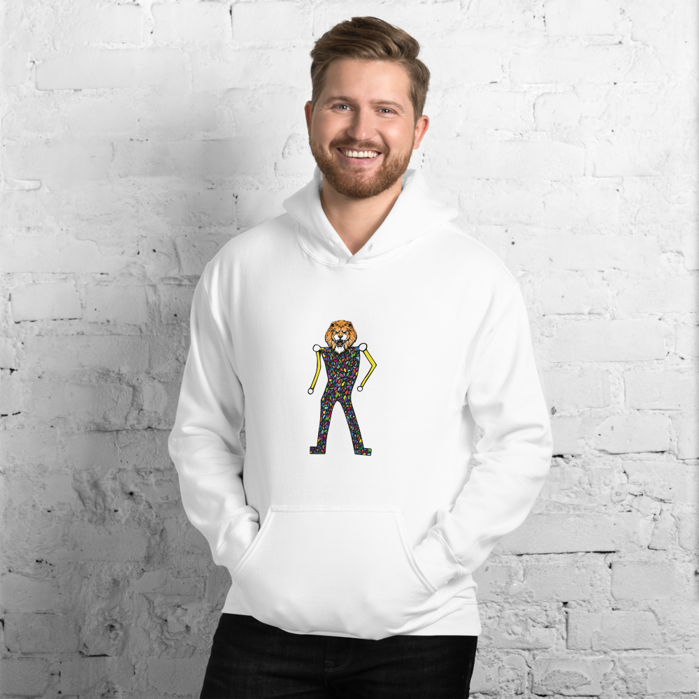 Alex Poncelet Hoodie White - Lion Head