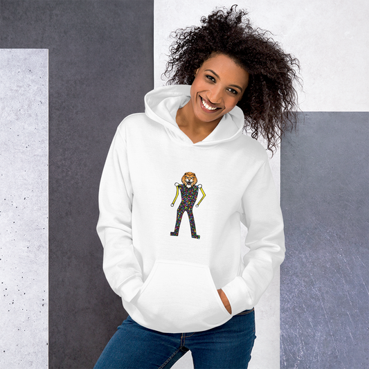 Alex Poncelet Hoodie White - Lion Head