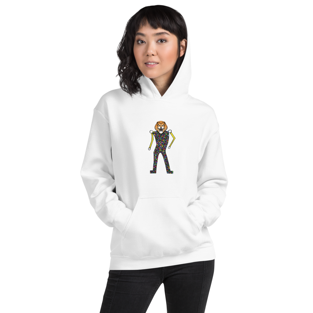 Alex Poncelet Hoodie White - Lion Head