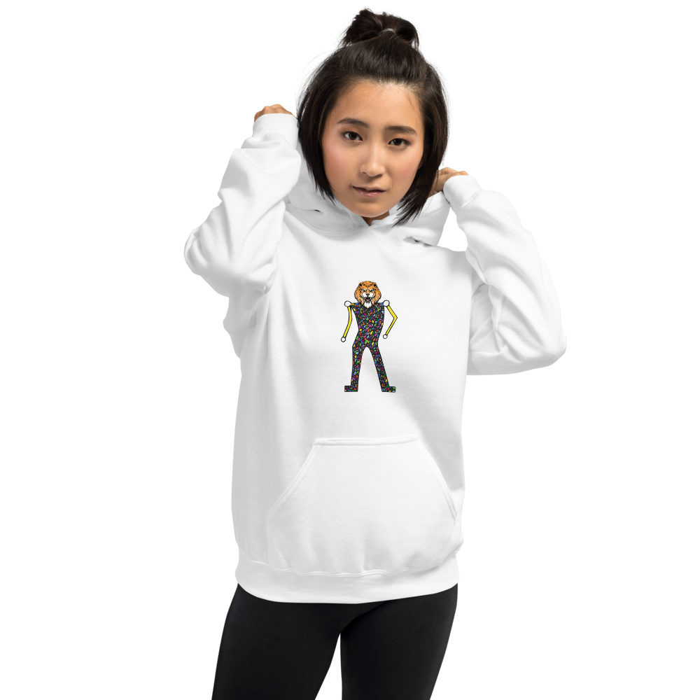 Alex Poncelet Hoodie White - Lion Head
