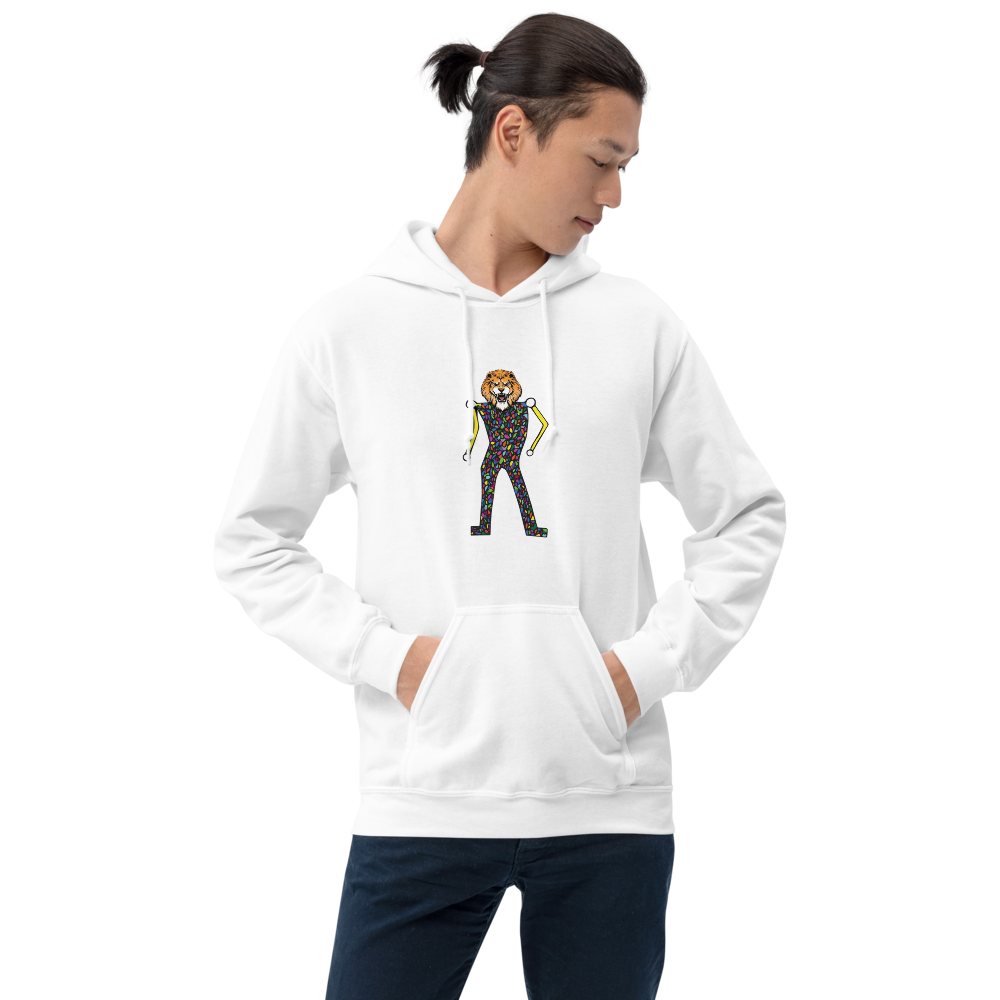 Alex Poncelet Hoodie White - Lion Head