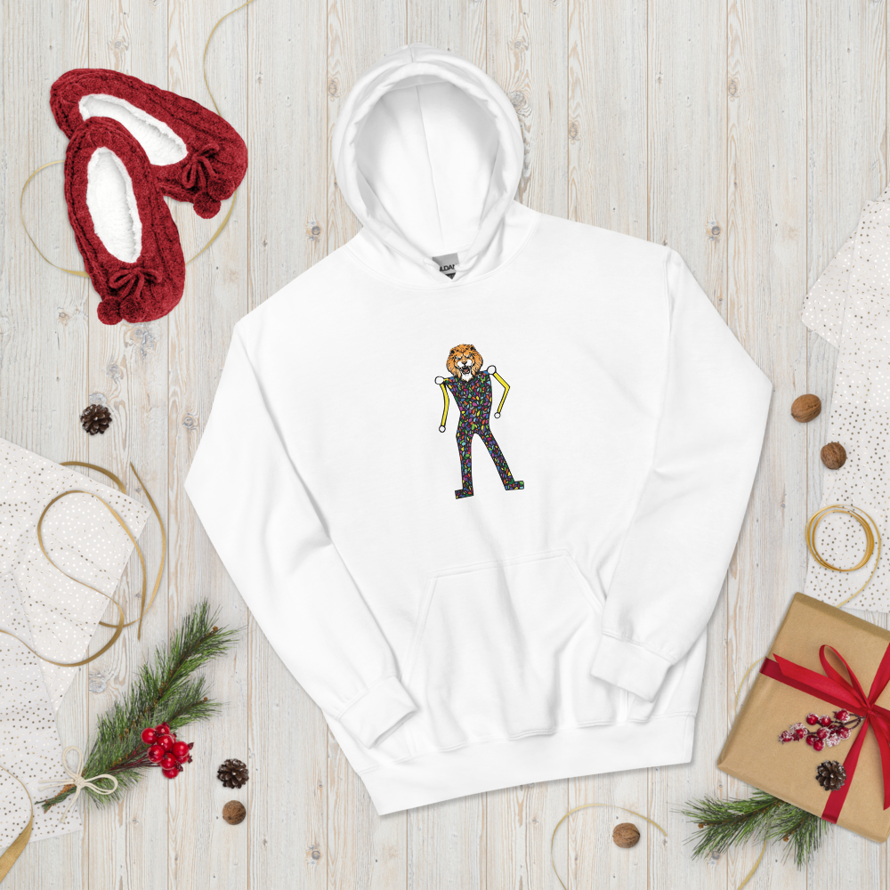 Alex Poncelet Hoodie White - Lion Head